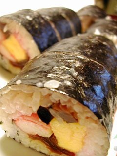 昨年の恵方巻き